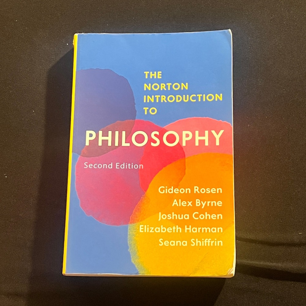 The Norton Introduction to Philosophy Second Edition Rosen Byrne